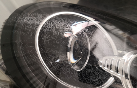 Porsche 981 Cayman - Spannungsriss - Xenon Scheinwerfer